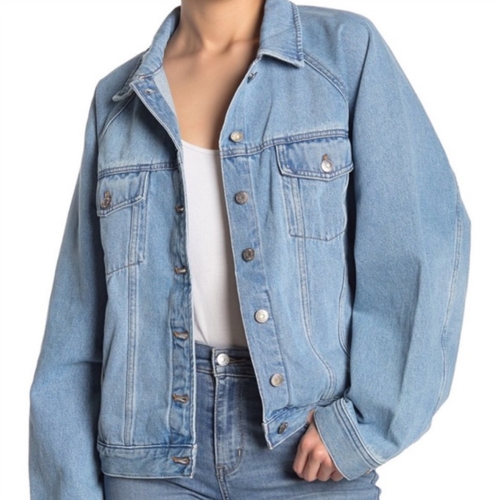 Madewell Raglan Oversized Jean Denim